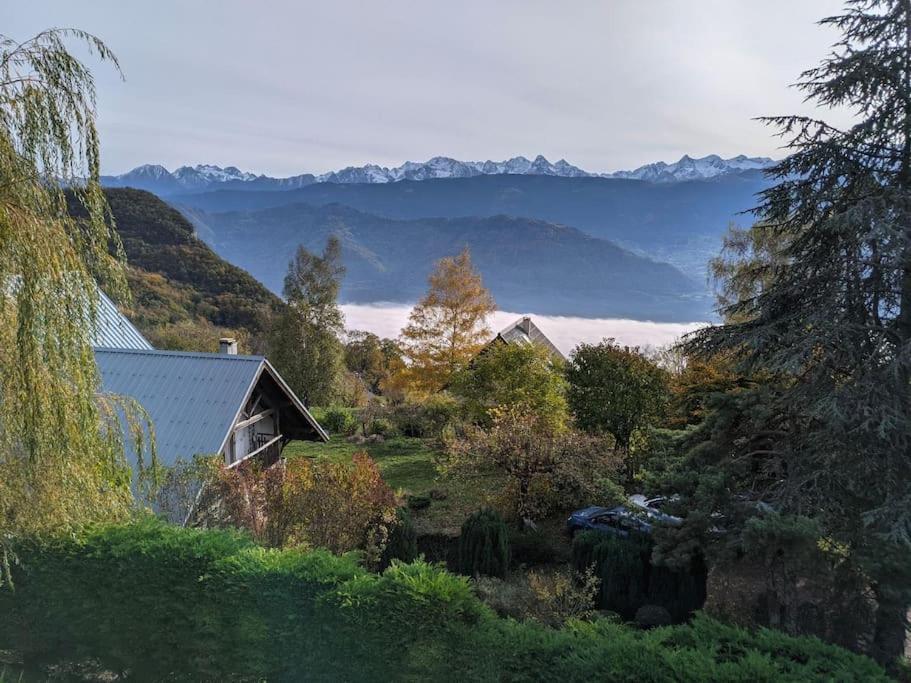 Maison Familiale En Montagne Avec Vue Merveilleuse Sur Le Massif De Belledonne Saint-Bernard  Kültér fotó