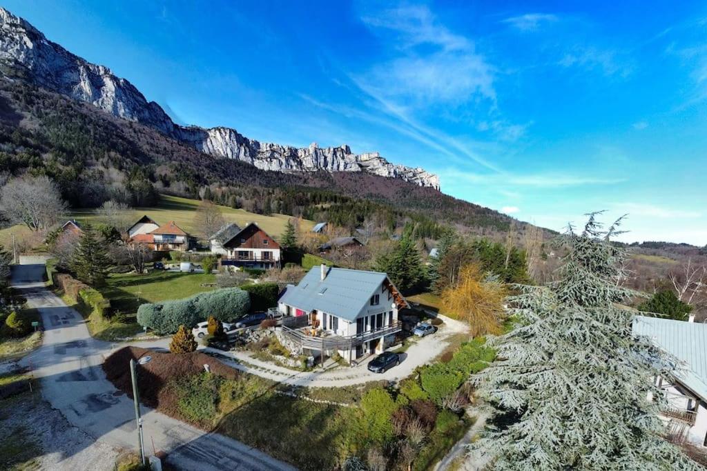 Maison Familiale En Montagne Avec Vue Merveilleuse Sur Le Massif De Belledonne Saint-Bernard  Kültér fotó
