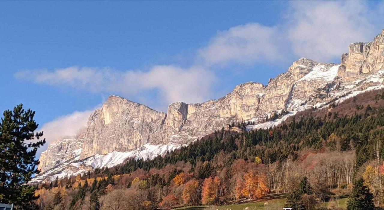 Maison Familiale En Montagne Avec Vue Merveilleuse Sur Le Massif De Belledonne Saint-Bernard  Kültér fotó